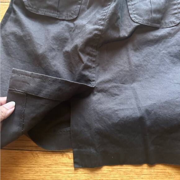 Ann Taylor Paperbag Waist Brown Belted Skirt – Chic Workwear - Picture 3 of 10